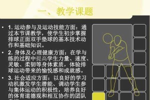 排球正面垫球动作要领——技术简介与指导（掌握正确的正面垫球动作，提高排球技术水平）