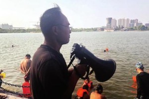 河边游泳技巧