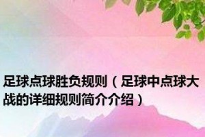 足球点球离谱技巧大全（解锁点球大招，驰骋绿茵场）